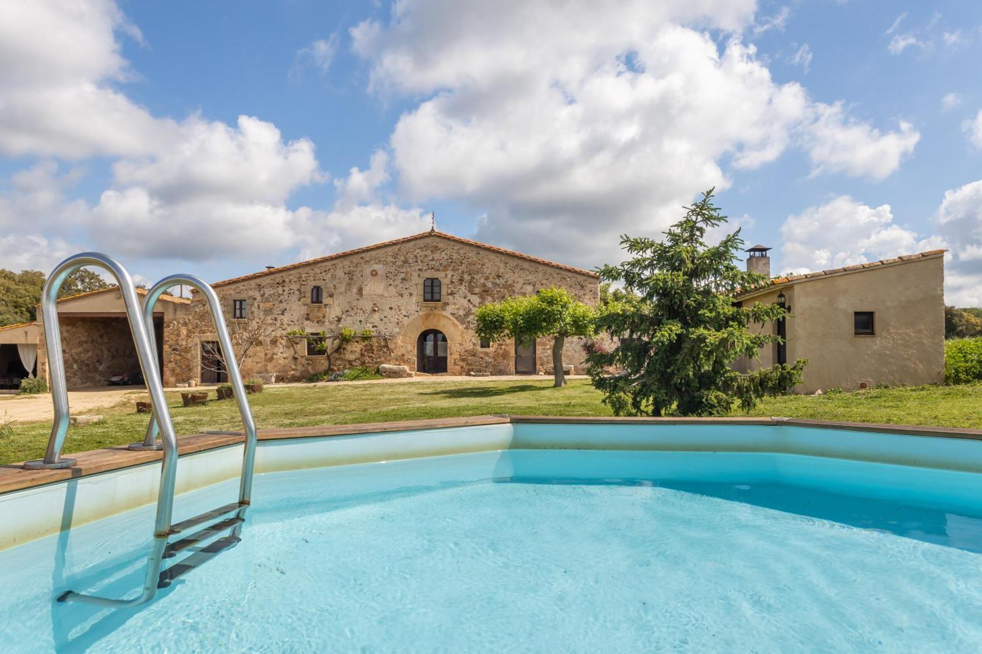 La Pahissa De Can Abras Casa Rural Gerona Exterior foto